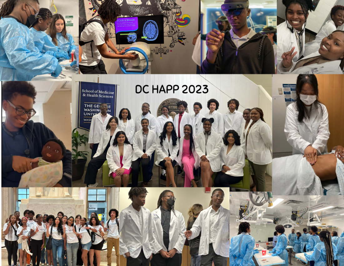 Collage of DC HAPP 2023 cohort